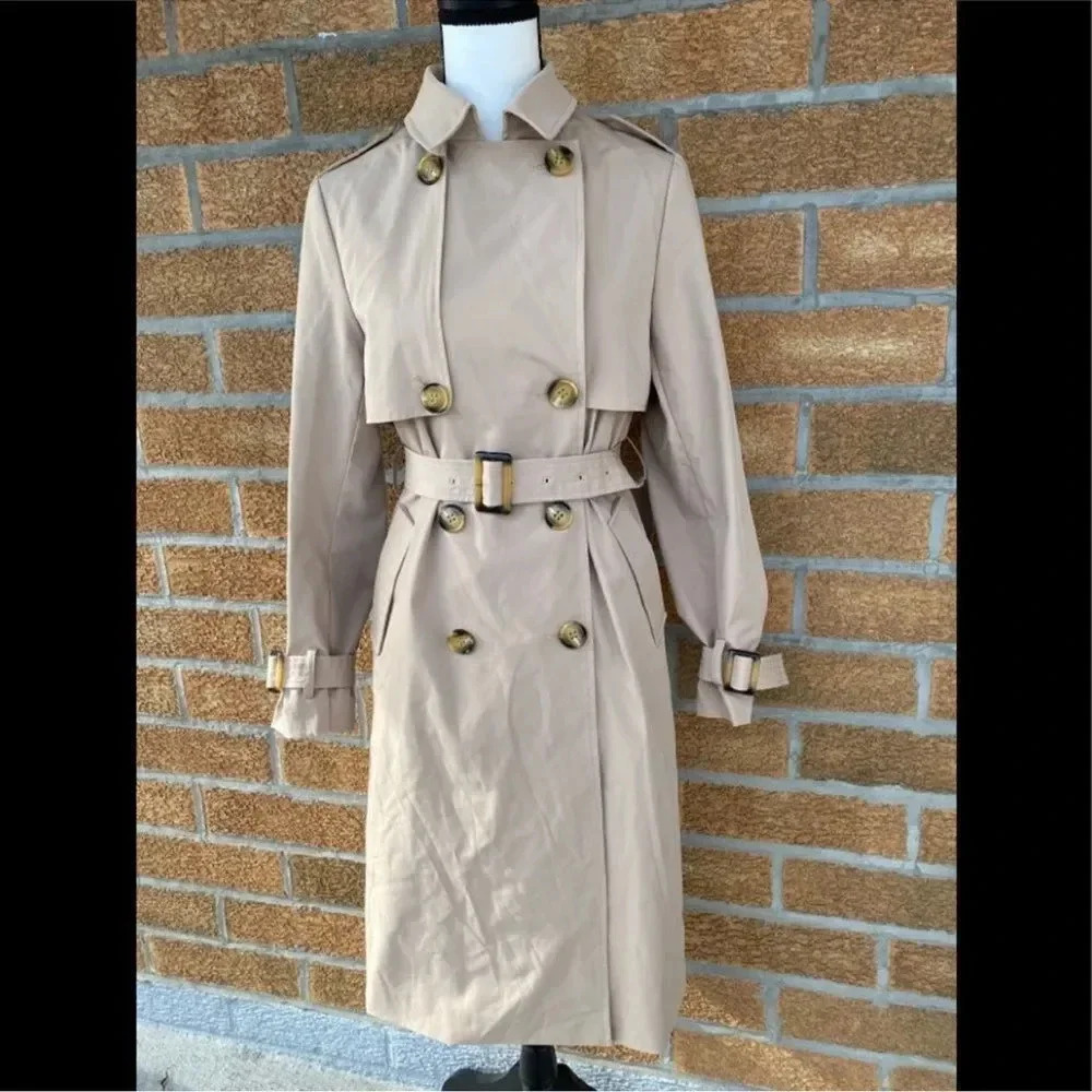 Orolay Women's Long Double Breasted NWT
Trench Coat XS